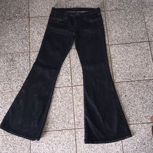 See Thru Soul Flare Dark Wash Jeans